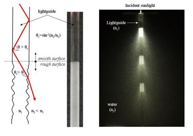 Lightguides in photobioreactors